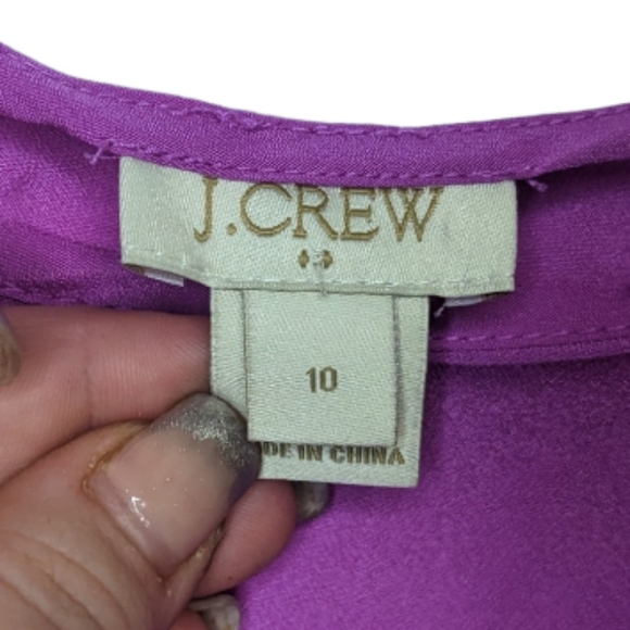 J. Crew Women's Bright Purple/Pink Strappy Camisole 🌸💜 Size 10 - Picture 4 of 10